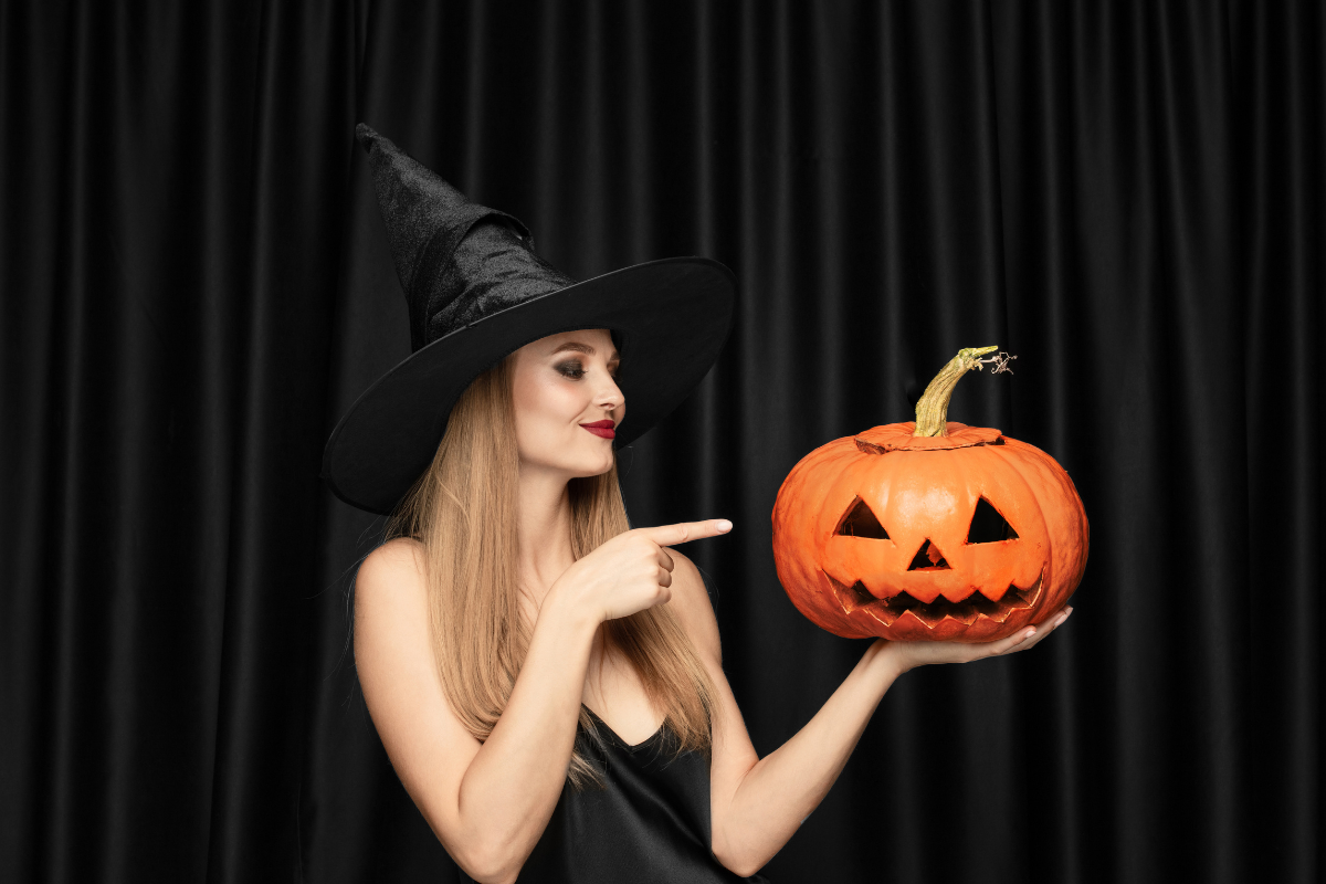 Fantasia de Halloween para mulheres, fantasia feminina clássica de